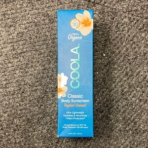 COOLA Classic Body Sunscreen SPF 30 - Tropical Coconut NWT 5 fl oz Organic